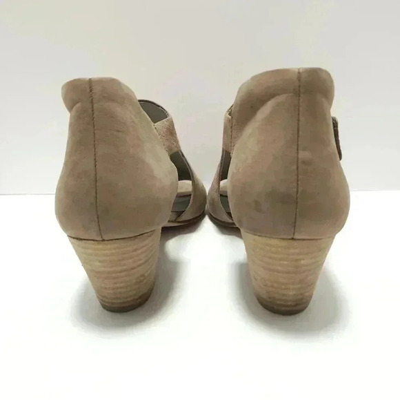 Eileen Fisher Womens Wedge Sandals Size 9 Tan - Picture 5 of 8